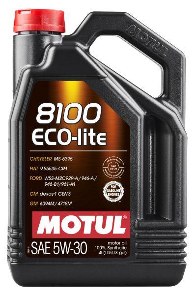 Ulei de motor MOTUL 8100 Eco-lite 5W30 - 4 Litri